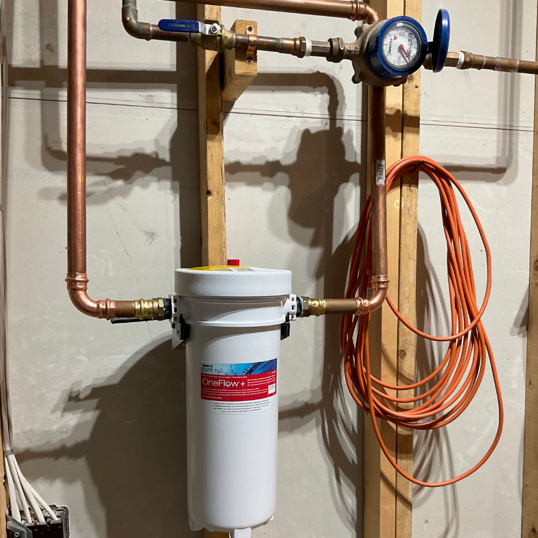 Whole Home Water Conditioning System Installation Pressure Washing